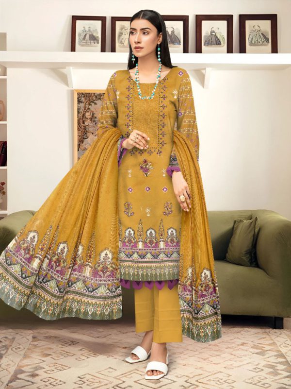 Bareeza Lawn 3 Pieces Party Wear| Summer 24
