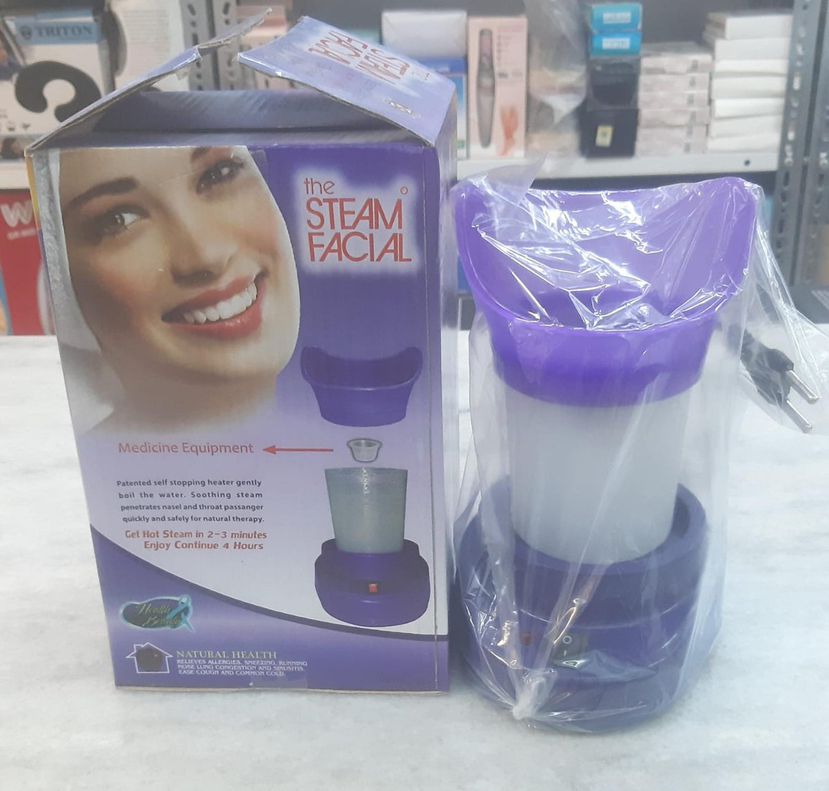 Shinon – The Steam Facial – Steamer And Inhaler For Blocked Nose